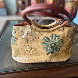 Vintage Leather Brahmain bag